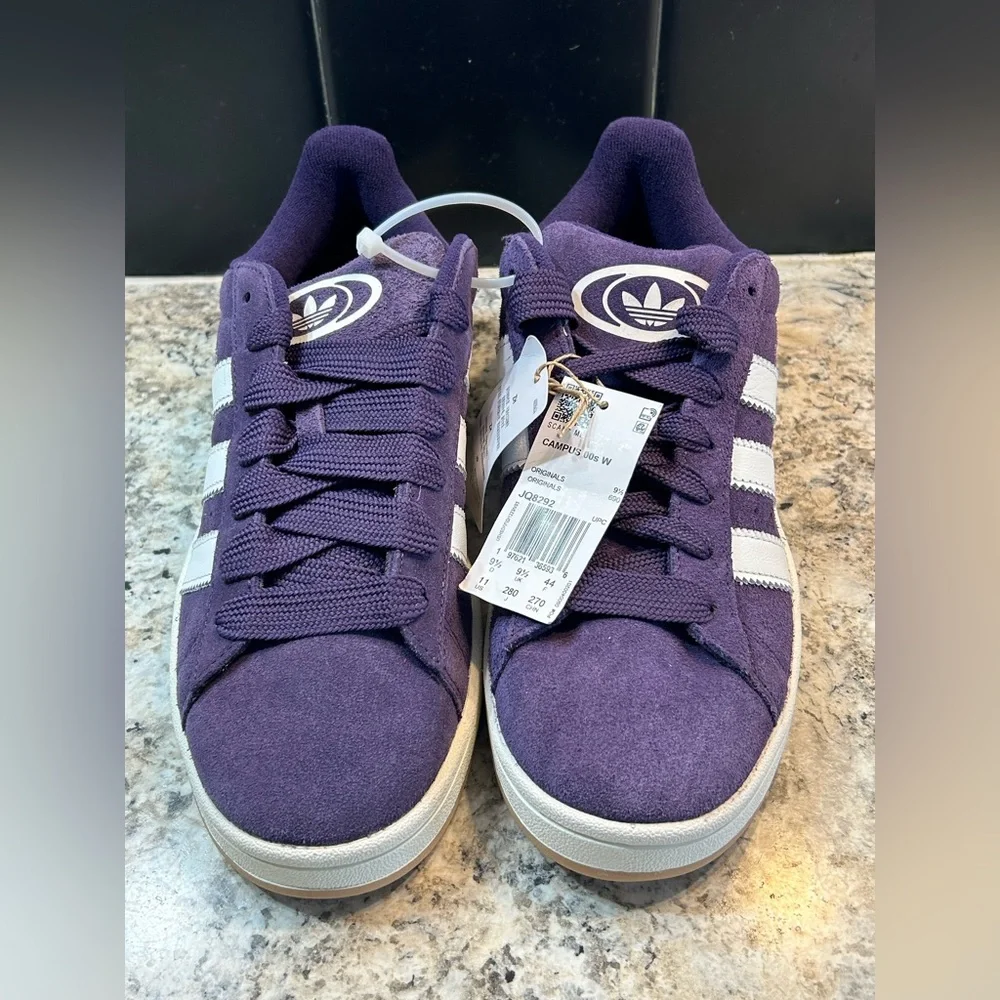 Adidas Dark Purple Sneakers - Picture 1 of 9